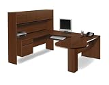 Cherry U-Shape Workcenter (Cherry) (61h x 73w x 91.75d)