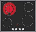 Siemens - ET645GF11E - Table de Cuisson Vitroc&eacute;ramique - 57,5 cm - Noir et Inox