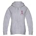 Artsmith, Inc. Women’s Zip Hoodie Cancer Pink Ribbon Support Breast Cancer Awareness