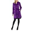 Mossimo&reg; Black Women's Satin Wrap Trench Jacket - Purple
