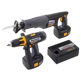 Panasonic EYC150GQKW 18-Volt NiMH Cordless 2-Tool Combo Kit