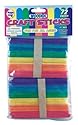 Colored Craft Stick Assorted 72 Pieces 4.5 Inch
