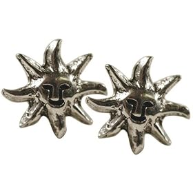 Stud Earrings Sterling Silver -Suns by 