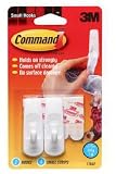 3M Command 17002 Small Hooks with Adhesive Strips