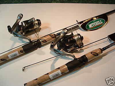 Mitchell Espirit 6' 2 Piece Spinning Fishing Reel and Rod Combo