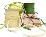 10 Yards Decorative Paper Raffia Ribbon In A Choice of Colours. Gift Wrapping, Arts and Crafts etc.