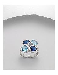 CZ Ring In 92.5 Sterling Silver
