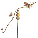 Red Carpet Studios Balancing Buddies Yard Art, 42-Inch Tall, Butterflies