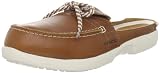 crocs Women's Above Deck Mule Boat Shoe,Cocoa/Stucco,8 M US