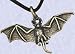 Gothic Medieval Bat Pendant Necklace new Costume