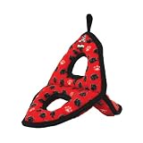 Tuffy Ultimate Series 3-Way Ring Toy, Red Paws