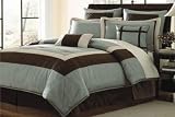Hotelier Burgundy Queen 8 Piece Comforter Set