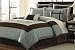 Hotelier Burgundy Queen 8 Piece Comforter Set
