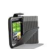 EASYi - HTC Radar Luxury Black Leather Flip Case Cover & Sock Cover + Free Screen protection Kit