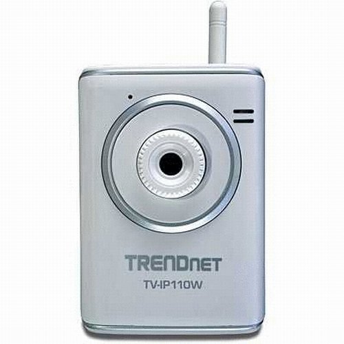 TRENDnet SecurView Wireless Internet Surveillance Camera TV-IP110W (Silver)