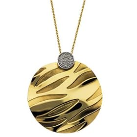 Two-Tone Sphere Fancy Diamond Necklace