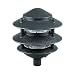 Sea Gull Lighting 9226-12 Single-Light Outdoor Path Fixture with Clear Glass, Black