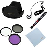 GTMax 52mm Lens Accessory Bundle Kit for Nikon D3100 D5100 D3000 D5000 Digi ....