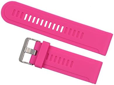 Conride® Soft Silicone Replacement Wrist Watch Band for Garmin Forerunner 230/235/220 (Hot Pink)