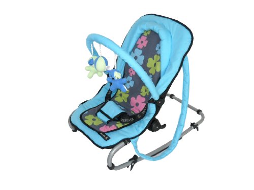 Zekiwa 801/819-3 Happy Flower Pink - Babywipper mit weichem Sitzpolster und Spielstange