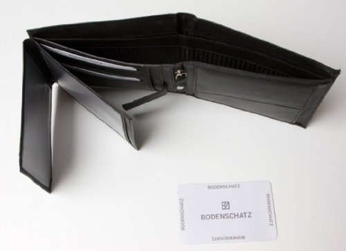 Bodenschatz Brieftasche Geldbörse schwarz