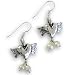 Hearts Take Flight (Winged Hearts) Sterling Silver Earrings