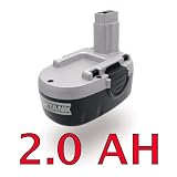 WORX High Capacity 2.0 AH 18V Battery For WORX Cordless Power Tools WA3177 (For drills, saws, lights, etc. Not for lawn and garden tools (trimmers, hedgers, etc))