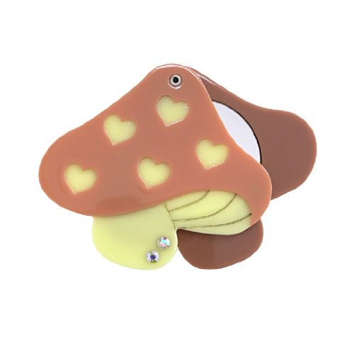 ふわふわきのこミラー