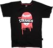 Emily the Strange Dripping Face Cut-Out Eyes Black juniors T-Shirt