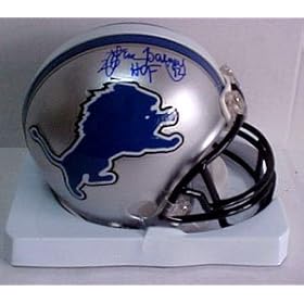 Click here to buy Lem Barney Autographed Detroit Lions Mini Helmet by Riddell.
