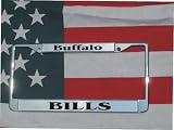 Buffalo Bills Chrome Laser Engraved License Plate Frame NFL