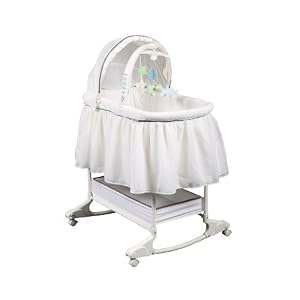 Delta Fisher Price My Little Lamb Rocking Bassinet by Delta