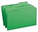 Smead File Folder, Reinforced 1/3-Cut Tab, Legal Size, Green, 100 per Box (17134)