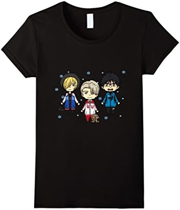 Women's  Yuri on Ice Ugly Sweater T-Shirt XL Black