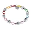 CHARM IT! Friends Rainbow Link Bracelet