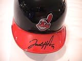 JACK HANNAHAN SIGNED AUTO AUTOGRAPHED CLEVELAND INDIANS MINI HELMET W/ CERTIFICATE OF ATHENTICITY