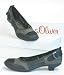 s.Oliver Damen Pumps grau / schwarz