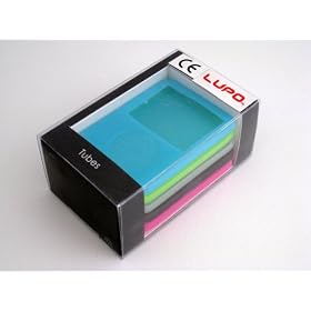 LUPO APPLE IPOD NANO 3RD GENERATION CASES (SKINS) PACK -5  COLOURS (GREEN, PINK, CLEAR, BLACK, BLUE)