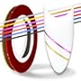 Nail Art Stripes Tape Zierstreifen Packung mit 10