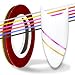 Körperpflege & Bad : Nail Art Stripes Tape Zierstreifen Packung mit 10