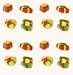 Christmas Cakes, Cupcakes, Cookies - Gift Shaped Edible Hard Sugar Decorations (16 pcs)