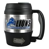 NFL Detroit Lions 52-Ounce Stainless Steel Macho Travel Mug with Bottle Opener