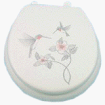 Tools & Hardware : Sanderson 3600WB-SEA Seashell Toilet Seat