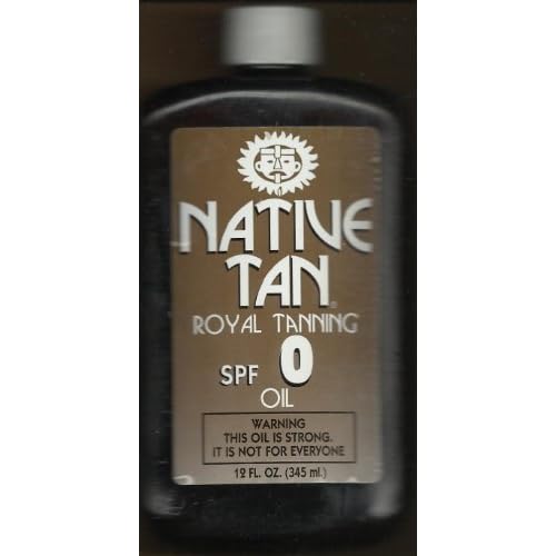 Native Tan Royal Tanning Oil Spf 0 with 12oz Beauty
