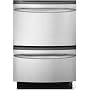 Maytag : MDD8000AWS 24in Semi-Integrated Double Dishwasher Drawer - Stainless Steel