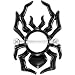 Black Tribal Spider Nipple Shield