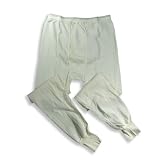 Coldmaster - Mens Tall Thermal Long John Pants, Off White