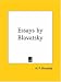 Book Essays by Blavatsky