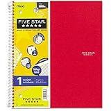 MEA45484 - Five-Star Single-Subject 2-Pocket Wirebound Notebook