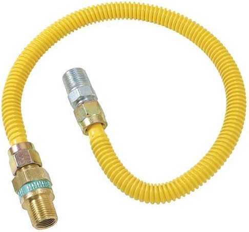 Plumb Shop Brasscraft CSSD44E-48P 1/2-Inch MIP x 1/2-Inch MIP x 48-Inch Gas Connector by Plumb Shop Brasscraft